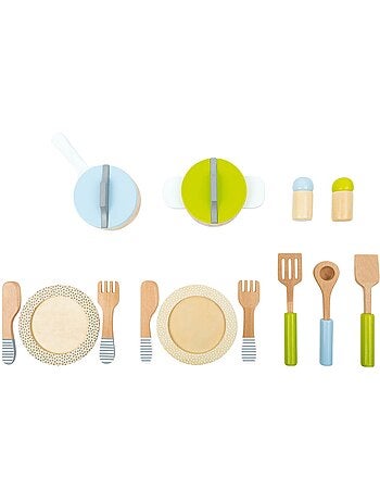 Couverts et casseroles en bois