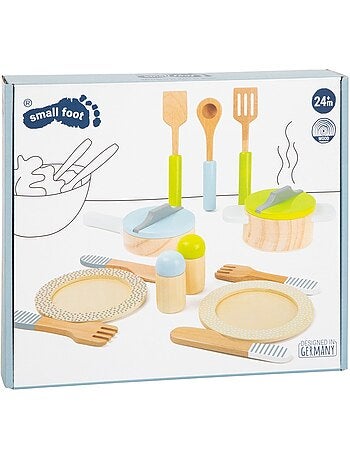 Couverts et casseroles en bois