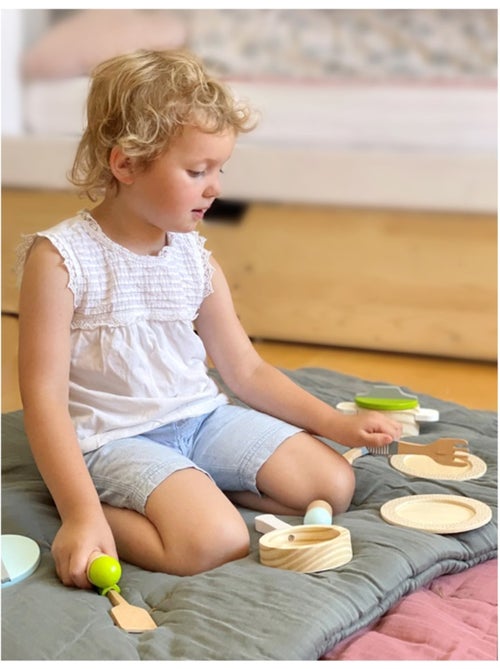Couverts et casseroles en bois - Kiabi