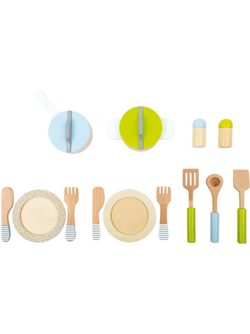 Couverts et casseroles en bois Beige - Kiabi