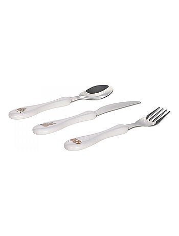 Couverts inox 3 pc Little Mateys bleu roi