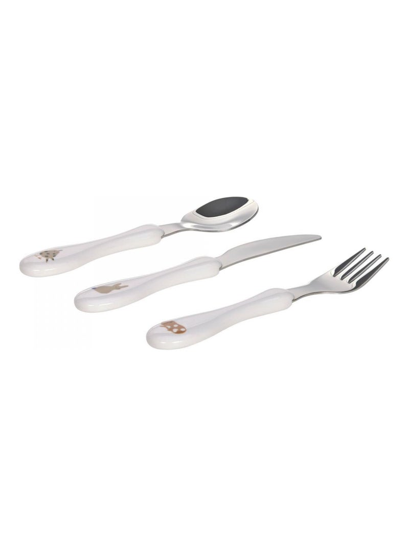 Couverts inox 3 pc Little Mateys bleu roi Bleu - Kiabi