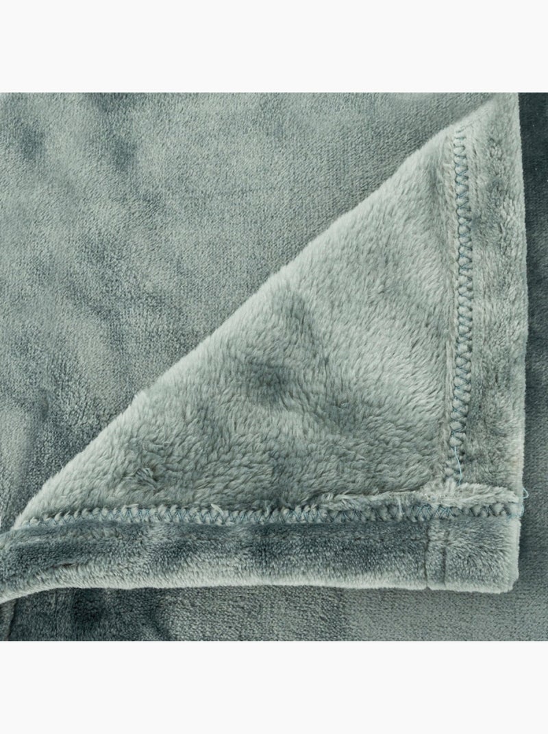 Couverture - Atmosphera - 100% Polyester Bleu - Kiabi