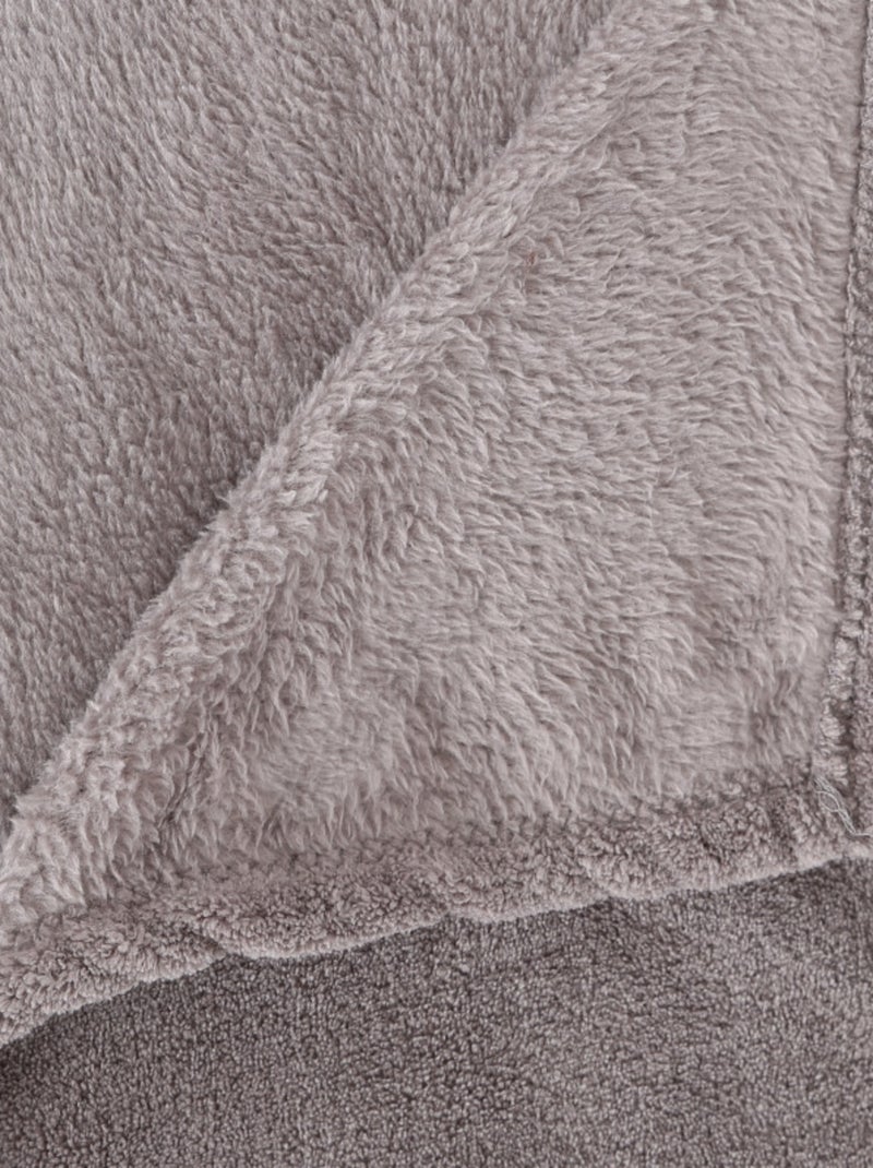 Couverture - Atmosphera - 100% Polyester Gris clair - Kiabi
