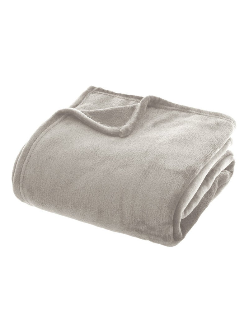 Couverture - Atmosphera - 100% Polyester Gris clair - Kiabi