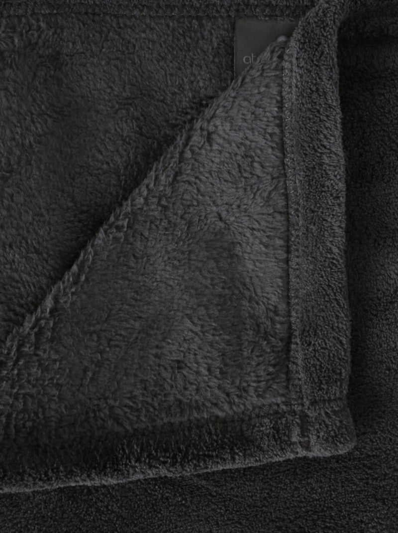 Couverture - Atmosphera - 100% Polyester Gris foncé - Kiabi