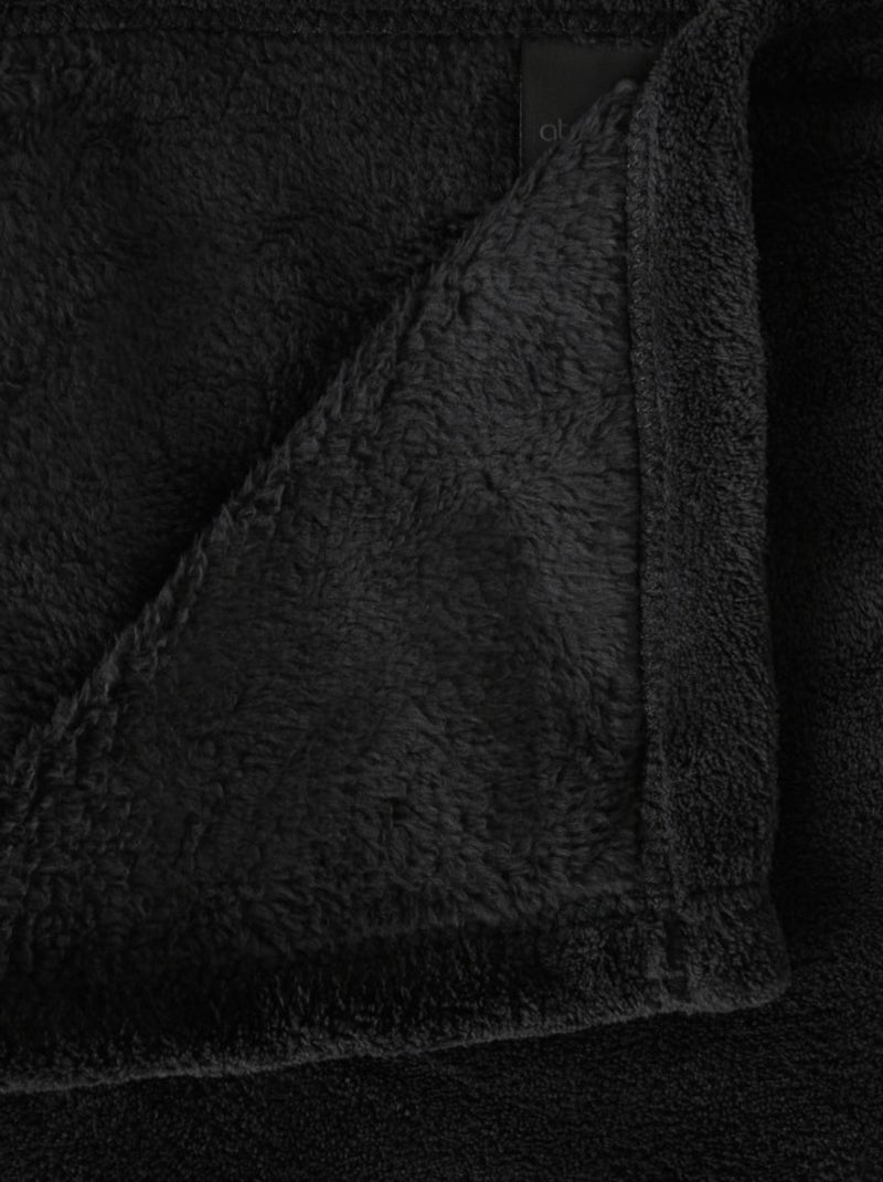 Couverture - Atmosphera - 100% Polyester Noir - Kiabi