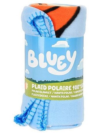 Couverture - bluey - plaid polaire - 100 x 150 cm - douceur inégalée - facile à entretenir