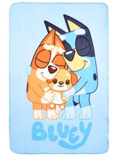 Couverture - bluey - plaid polaire - 100 x 150 cm - douceur inégalée - facile à entretenir - Kiabi