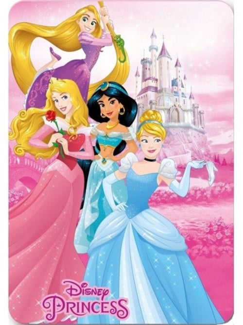 Couverture - disney - princesses - 100 x 140 cm - polaire - rose - Kiabi Couverture - disney - princesses - 100 x 140 cm - polaire - rose - Kiabi