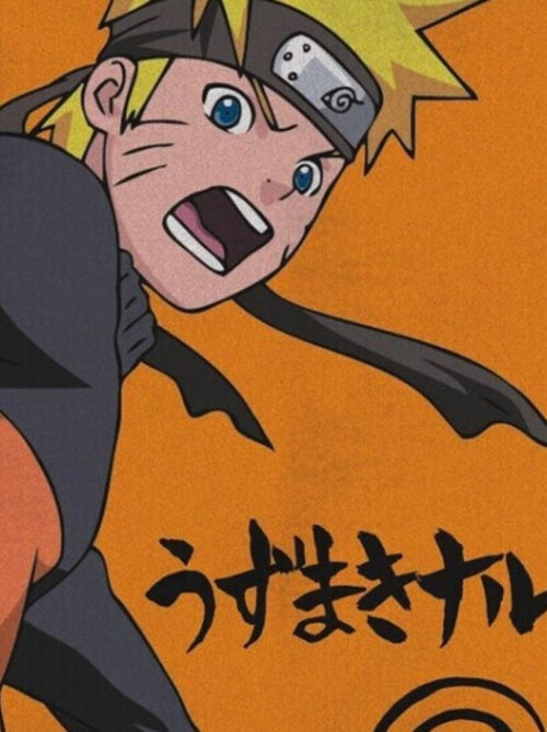 Couverture - educa borras - naruto shippuden - polaire - orange - confort et qualité - Kiabi