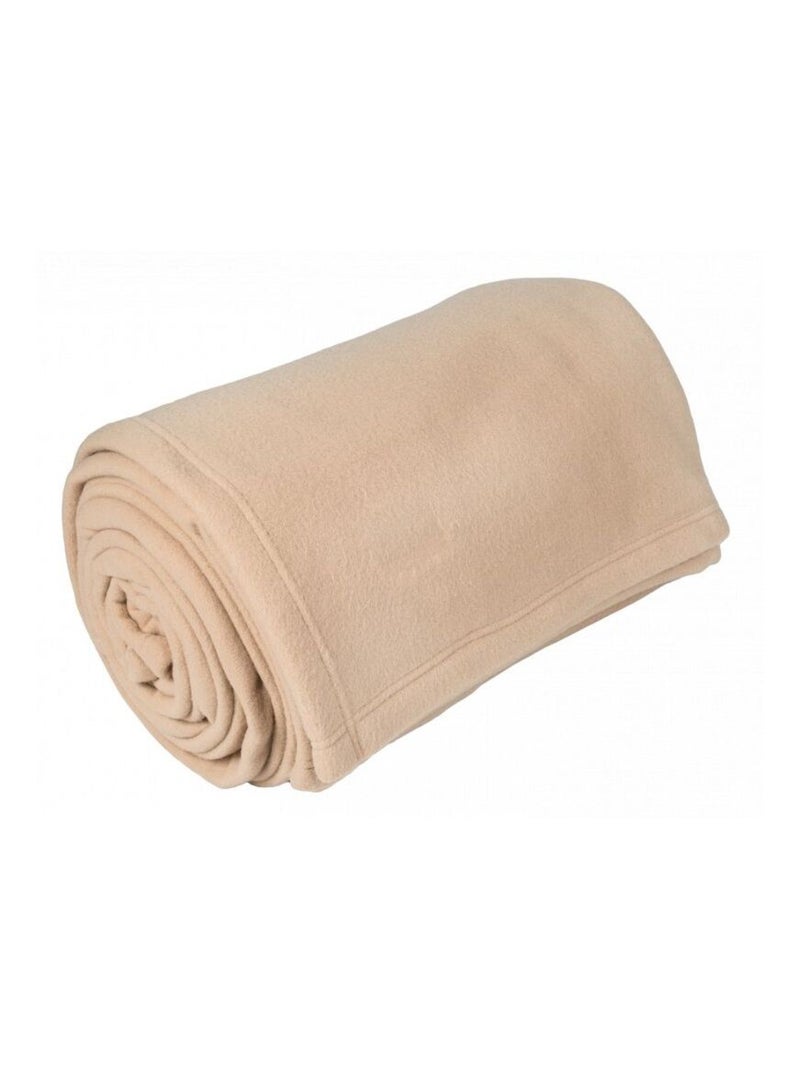 Couverture - Toison d'Or - 100% Polyester Beige sable - Kiabi