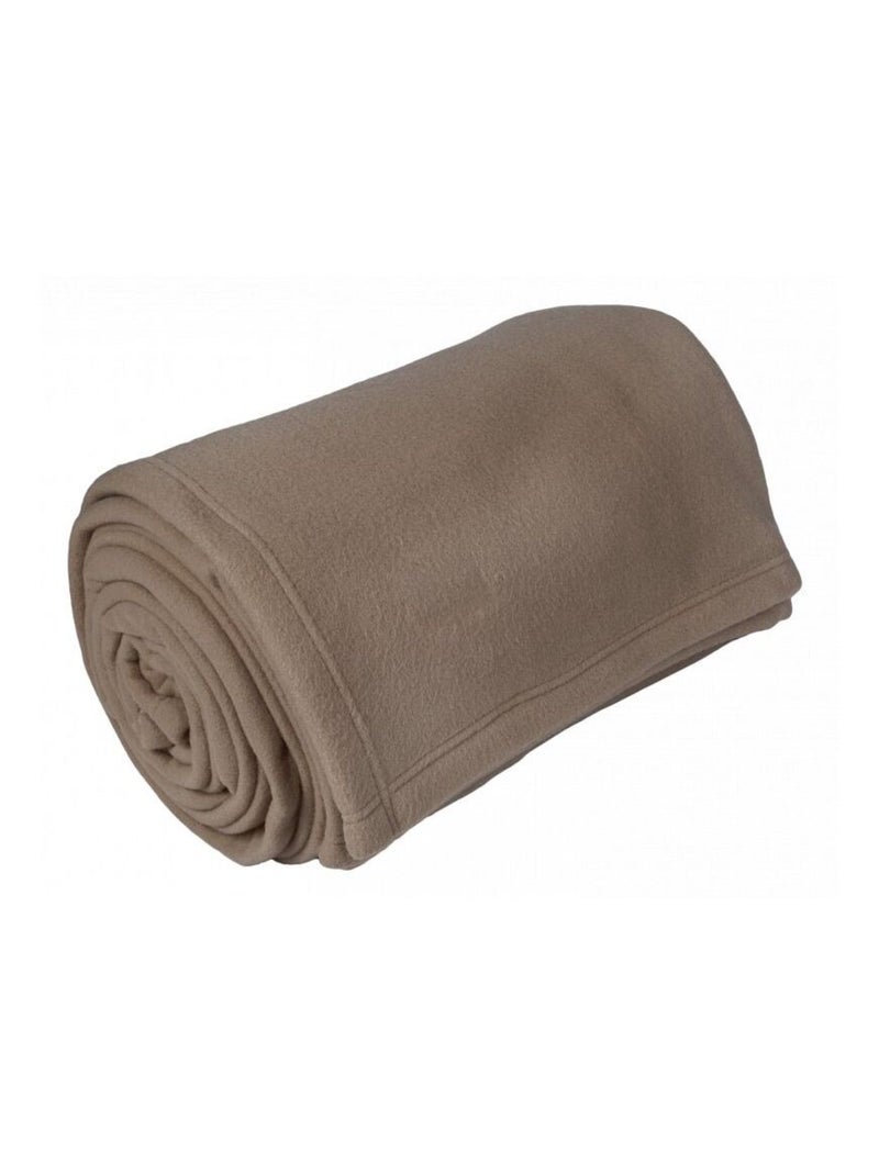 Couverture - Toison d'Or - 100% Polyester Gris taupe - Kiabi