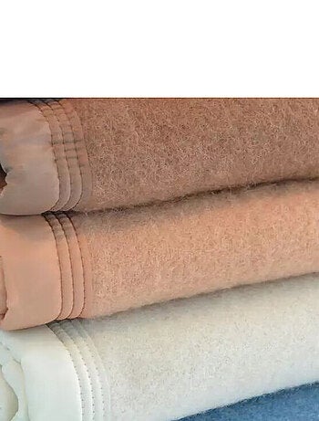 Couverture - Toison d'Or - 100% Pure laine vierge