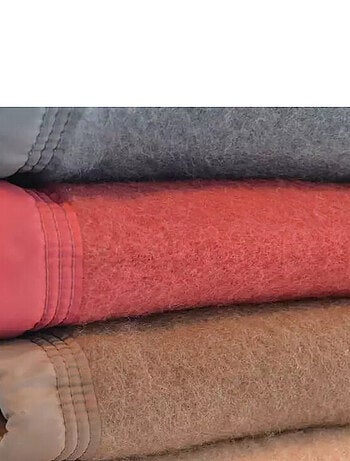 Couverture - Toison d'Or - 100% Pure laine vierge