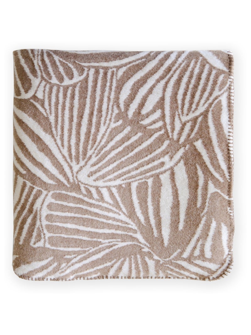 Couverture -Plaid Beige Beige - Kiabi