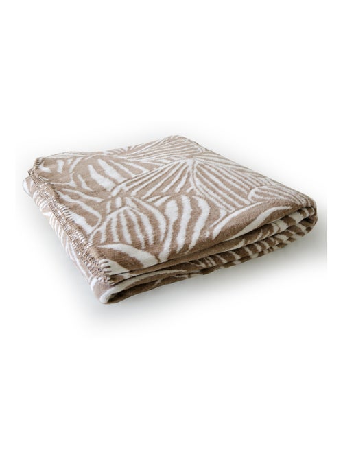 Couverture -Plaid Beige - Kiabi