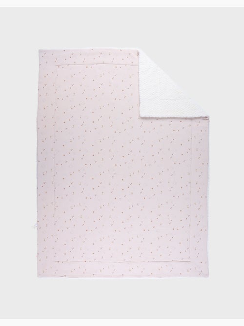Couverture 100X140cm, Mousseline de coton & Sherpa Noukie's - Kiabi