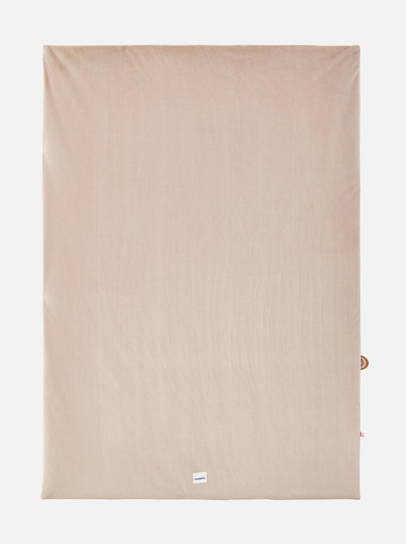Couverture 75 x 100 cm Popsie, Gigi & Louli en Veloudoux®, écru/rose poudré Noukie's Blanc - Kiabi