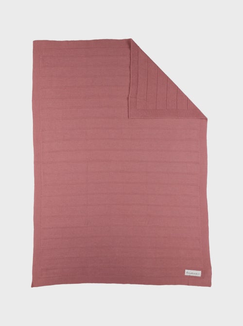Couverture 75x100 cm en tricot bio Noukie's - Kiabi