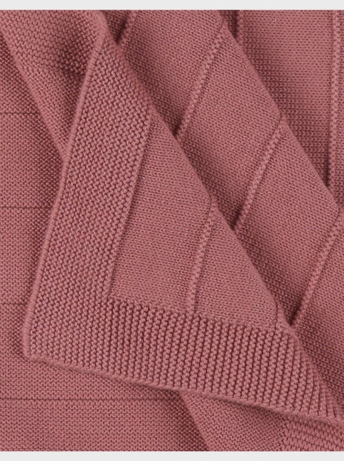 Couverture 75x100 cm en tricot bio Noukie's - Kiabi