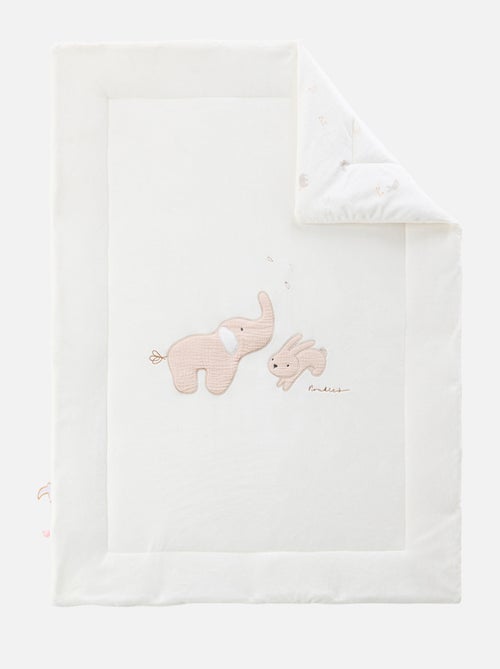 Couverture 75x100 cm en Veloudoux® - Bali et Moka Noukie's - Kiabi