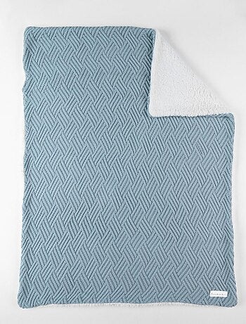 Couverture 75x100cm, Coton BIO/Sherpa Noukie's