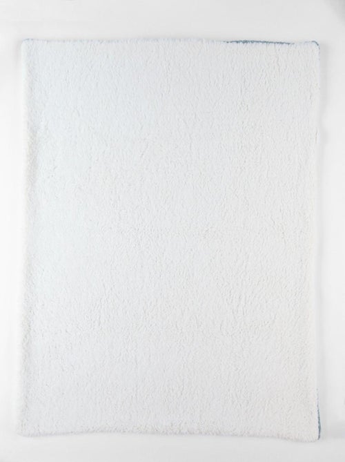 Couverture 75x100cm, Coton BIO/Sherpa Noukie's - Kiabi