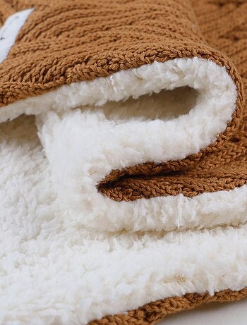 Couverture 75x100cm, Coton BIO/Sherpa Noukie's