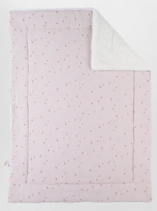 Couverture 75X100cm, Mousseline & Sherpa Noukie's