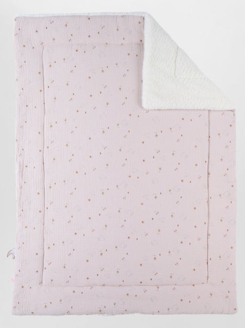 Couverture 75X100cm, Mousseline & Sherpa Noukie's - Kiabi