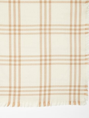 Couverture à carreaux 160 x 130 cm - Kiabi Home