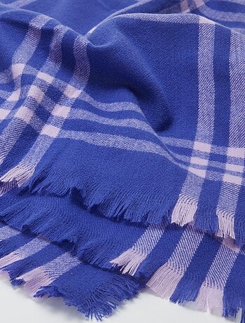 Couverture à carreaux 160 x 130 cm - Kiabi Home