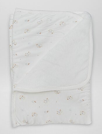 Couverture avec imprimé