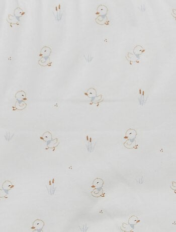 Couverture avec imprimé