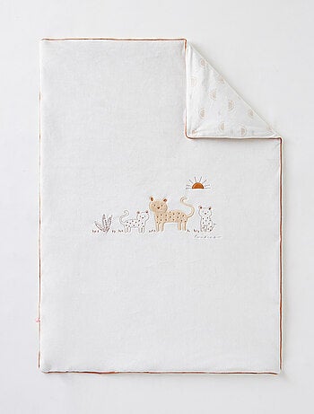Couverture Babou 75 x 100 cm en Veloudoux, Noukie's
