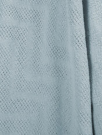 Couverture b?b? ? aspect tricot? en coton Bio - ROBA 'lil planet'