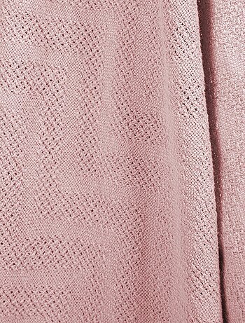 Couverture b?b? ? aspect tricot? en coton Bio - ROBA 'lil planet'