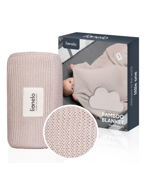 Couverture bébé 100% coton LIONELO - Hypoallergénique - Antibactérien - 100 × 75 cm - Kiabi