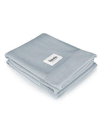 2 x Couverture en bambou - LIONELO - 75 x 100 cm - Couverture poussette - Hypoallergénique