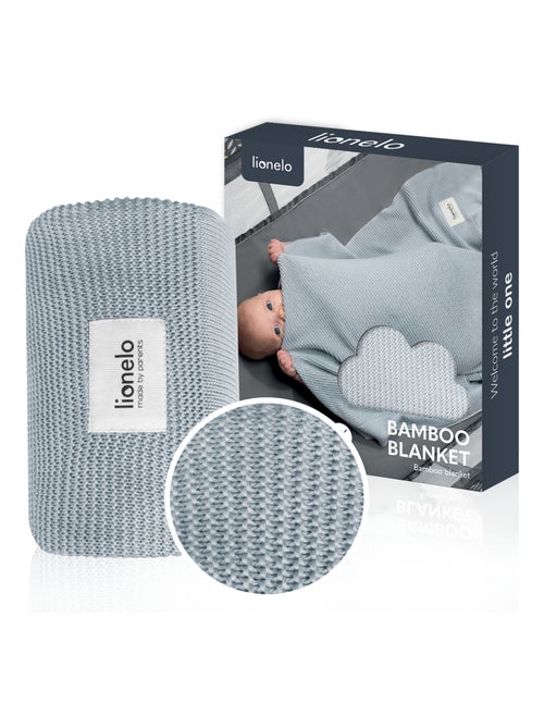 Couverture bébé 100% coton LIONELO - Hypoallergénique - Antibactérien - 100 × 75 cm - Kiabi