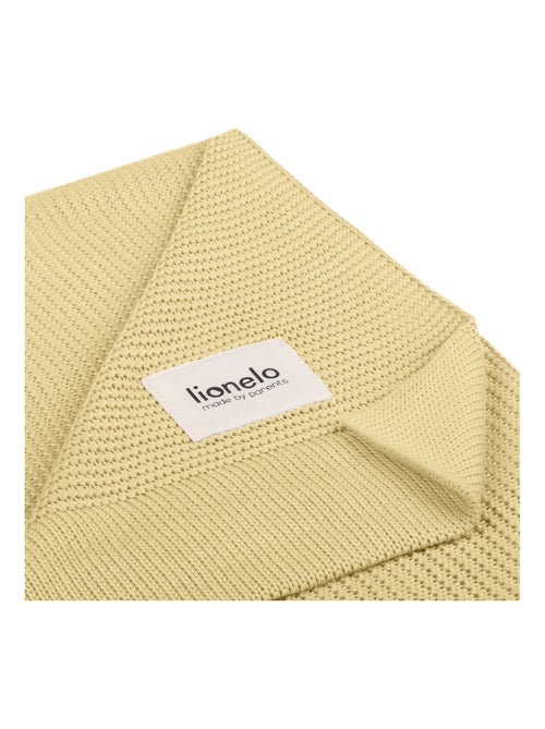 Couverture bébé 100% coton LIONELO - Hypoallergénique - Antibactérien - 100 × 75 cm - Kiabi