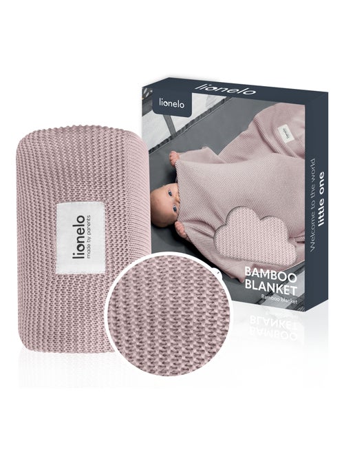Couverture bébé 100% coton LIONELO - Hypoallergénique - Antibactérien - 100 × 75 cm - Kiabi