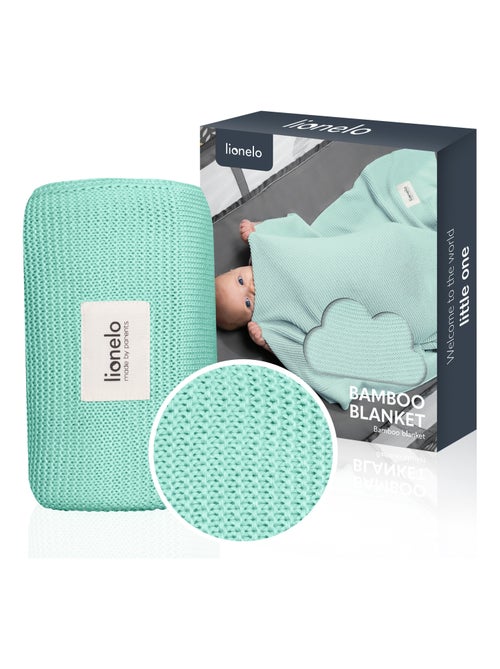 Couverture bébé 100% coton LIONELO - Hypoallergénique - Antibactérien - 100 × 75 cm - Kiabi
