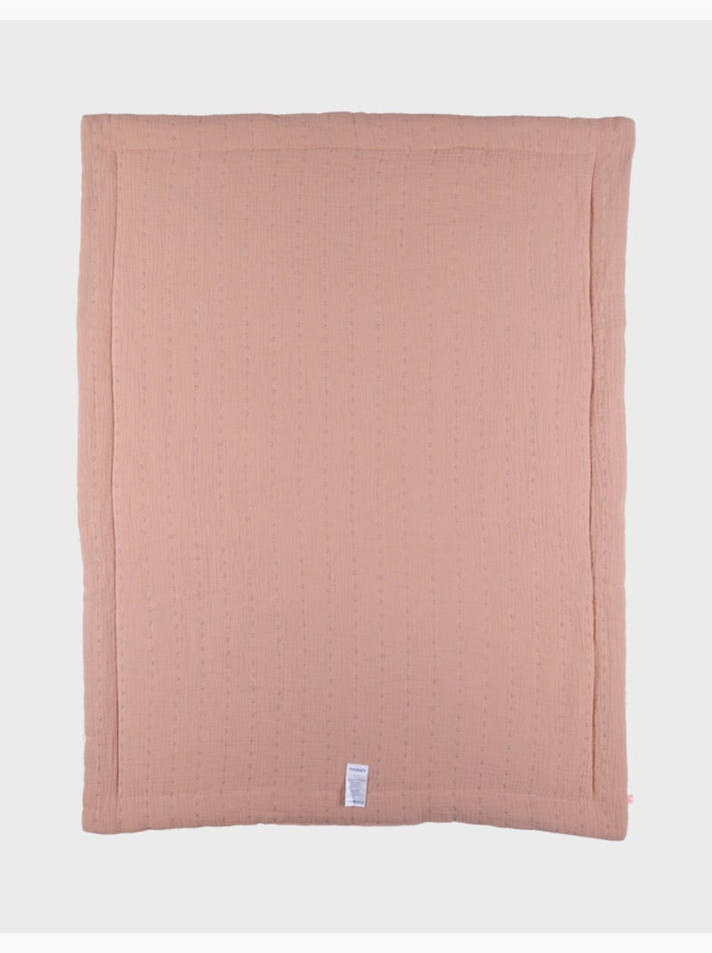 Couverture bébé 75*100cm, mousseline de coton bio Noukie's Multicolore - Kiabi
