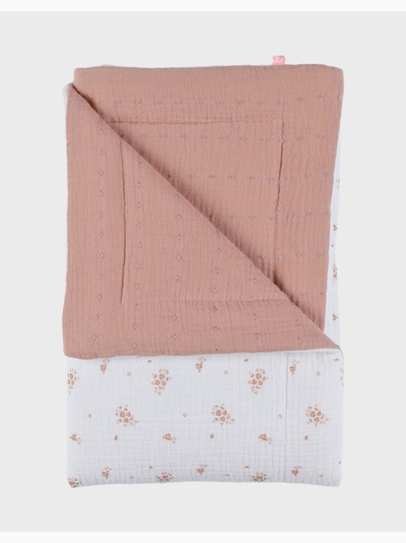 Couverture bébé 75*100cm, mousseline de coton bio Noukie's Multicolore - Kiabi