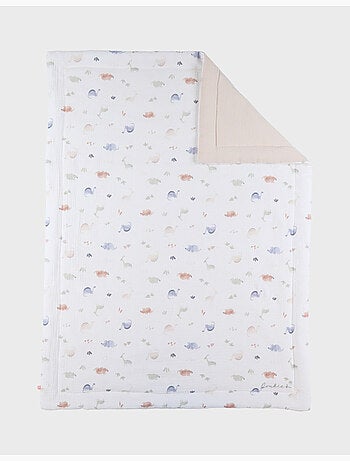 Couverture bébé 75*100cm, mousseline de coton bio Noukie's