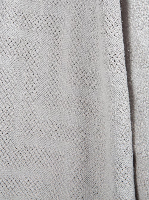 Couverture bébé à aspect tricoté en coton Bio - ROBA 'lil planet' - Kiabi