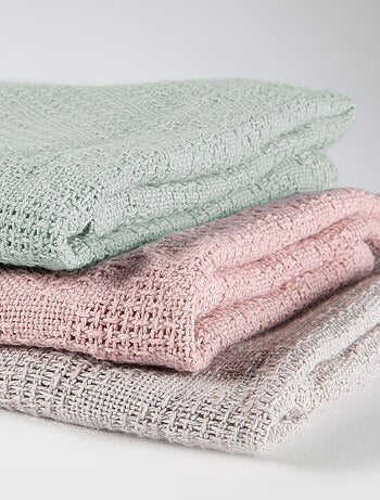 Couverture bébé à aspect tricoté en coton Bio - ROBA 'lil planet'