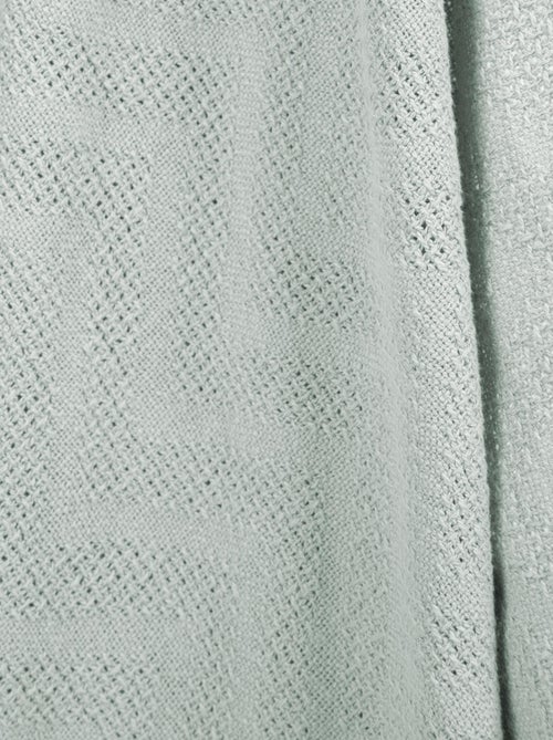 Couverture bébé à aspect tricoté en coton Bio - ROBA 'lil planet' - Kiabi
